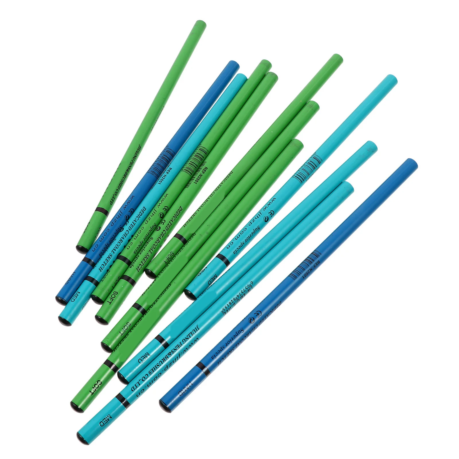 

12Pcs Sketch Charcoal Pencils Professional Firm Lead Drawing Kit Painting Supplies Sketching Tools Art Drawing Pencils