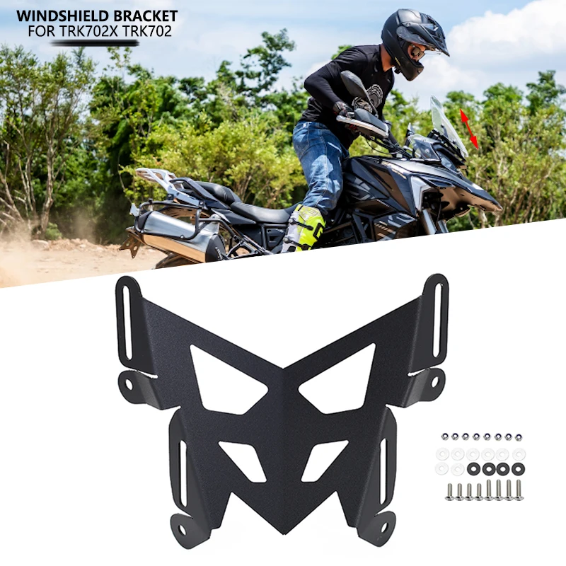 For Benelli TRK702X TRK702 TRK 702X 702 X 2022 - 2024 Accessories Windshield Lift Bracket Windscreen Lifting Up Wind Deflector