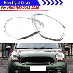 Chrome Headlight Ring Bezel Trim Surround Cover Left Right For MINI Cooper R60 Countryman S ALL4 11-16 51139801573 51139801574