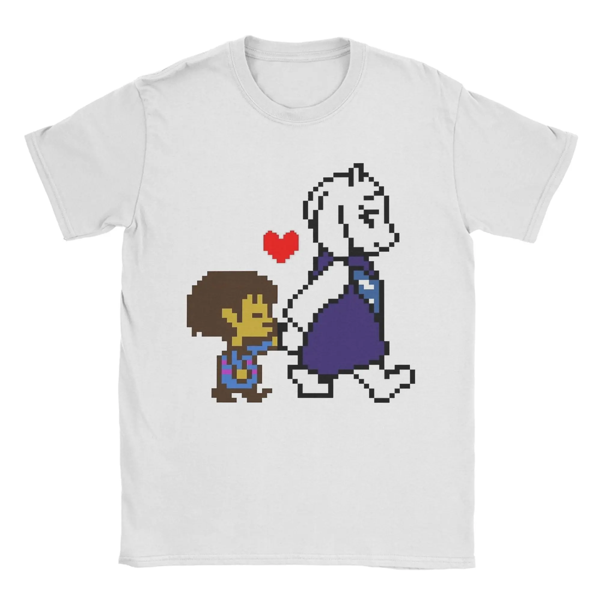 Men Women's Toriel Frisk Helping Hand T Shirt Undertales Cotton Clothing Vintage Short Sleeve Crew Neck Tees Gift Idea T-Shirt