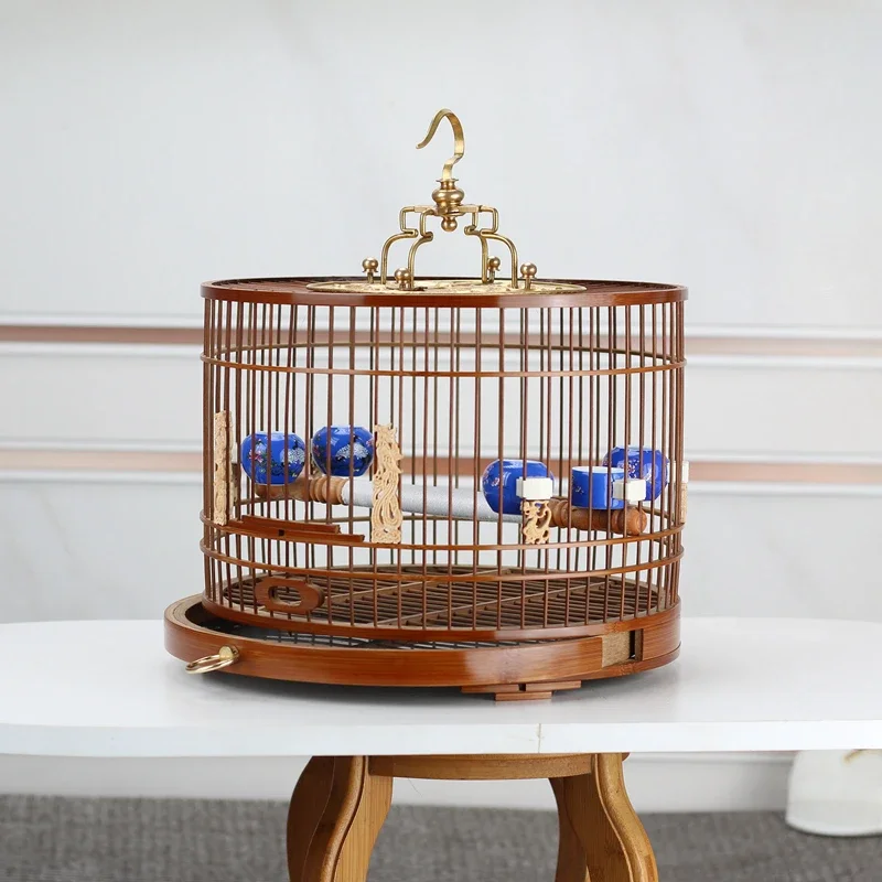 Canary Parrot Bird Cage Protector Carrying Budgie Small Hamster Bird Cage Outdoor Gaiola Para Passaros Decorative Home Cage