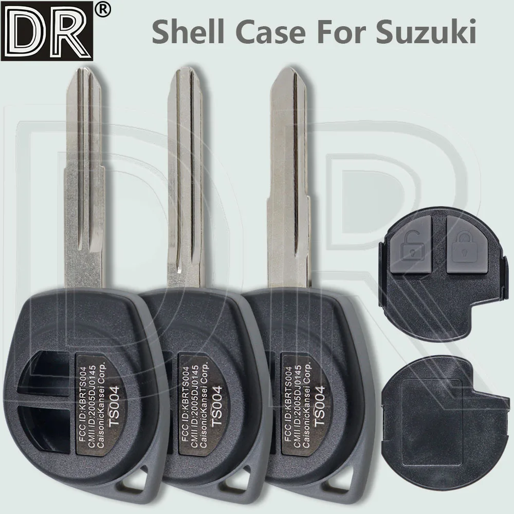 DR Replacement  Car Remote Key Shell Case Fob Housing Cover For Suzuki Swift SX4 ALTO Vitara Grand Vitara Ignis JIMNY Splash