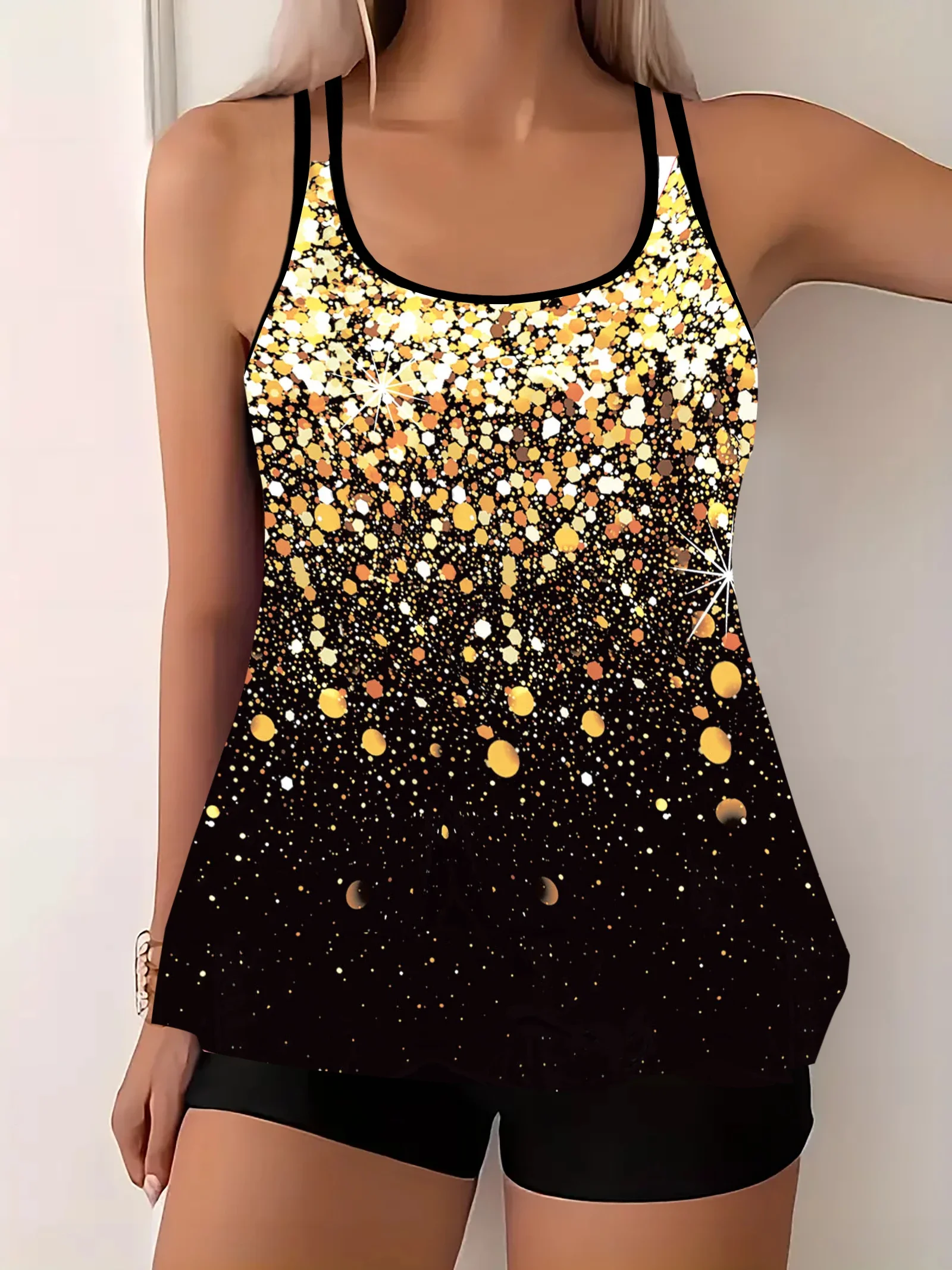 Costume da bagno bikini a due pezzi per donna Estate sexy tankini patchwork multicolore costume da bagno bikini sexy per le vacanze costumi da bagno estivi