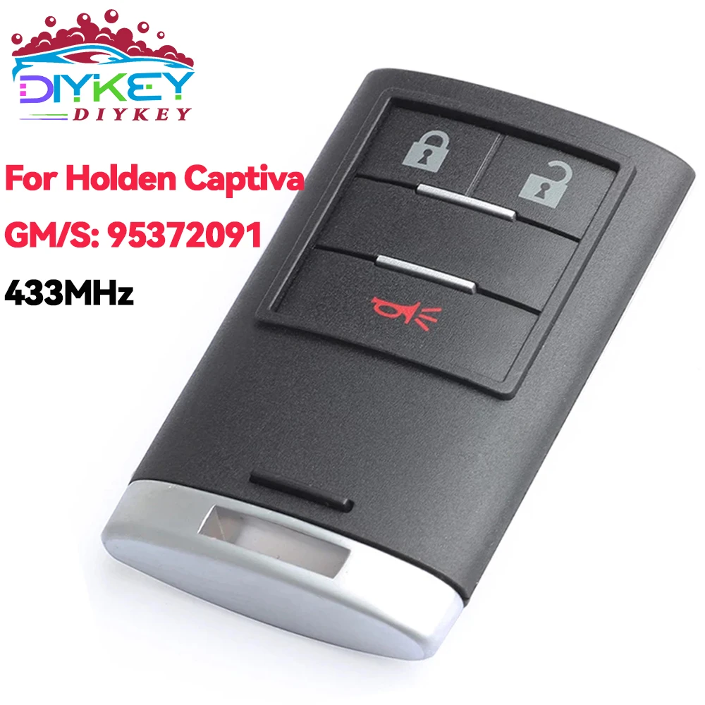 

DIYKEY GM/S: 95372091 смарт-3 кнопки для Holden Chevrolet Captiva 2014 2015 2016 2017 2018 МГц ID46 чип