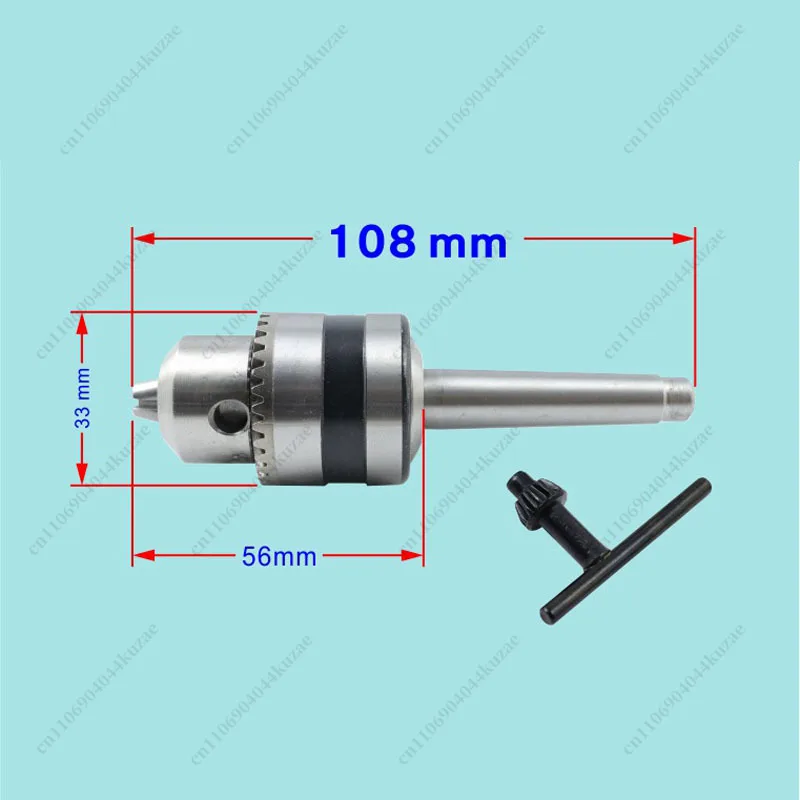 DIY Mini Lathe Tailstock Assembly with Slider, B12 Drill Chuck & Live Spindle Set image 5