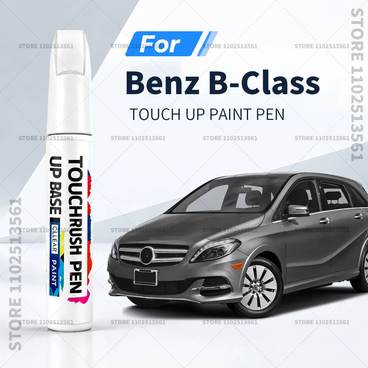 Vehicle Paint Touch Up Pen Car Scratch Remover Repair Marker Waterproof DIY Auto Body Maintenance Tool For Mercedes Benz B-Class