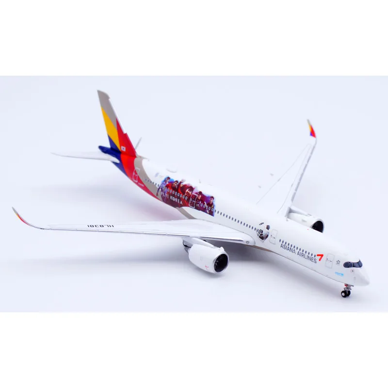 SA4016 Alloy Collectible Plane Gift JC Wings 1:400 Asiana Airlines StarAlliance Airbus A350-900XWB Diecast Aircraft Model HL8381