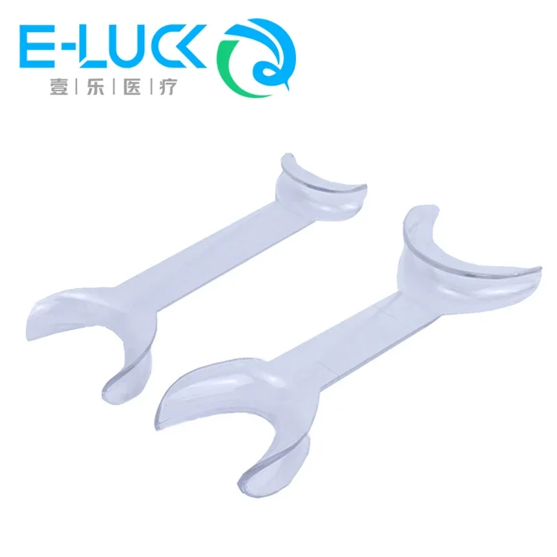 2 Pack Oral Mouth Opener T Shape White Double Head Cheek Retractor Orthodontic Dentistry Materials