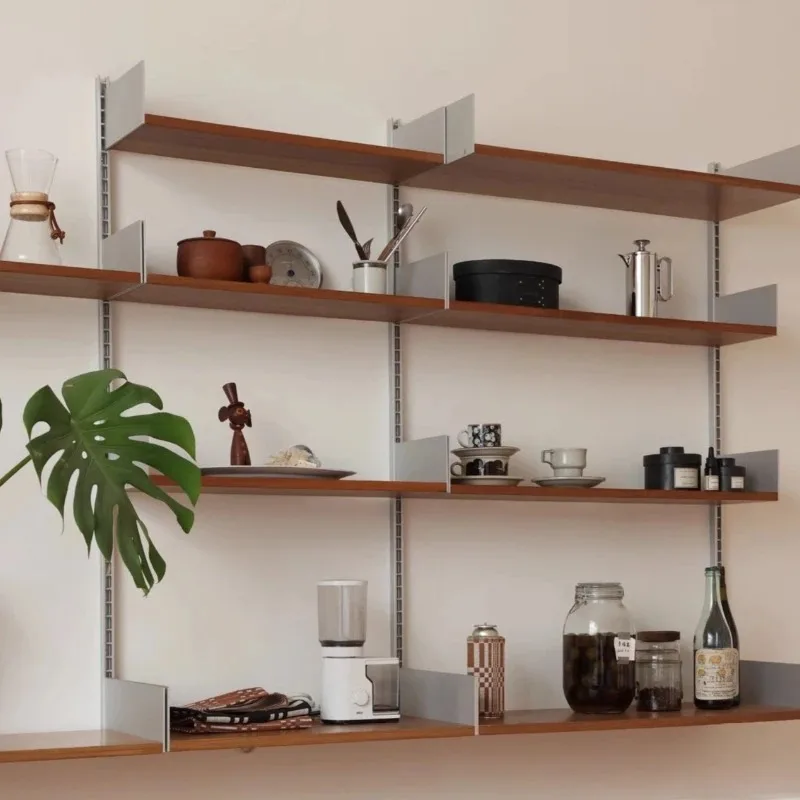 Wall Mounted Storage Rack Metal Suspended Organization Storage Racks Household Floating Wall Shelf Living Rooms Organizers