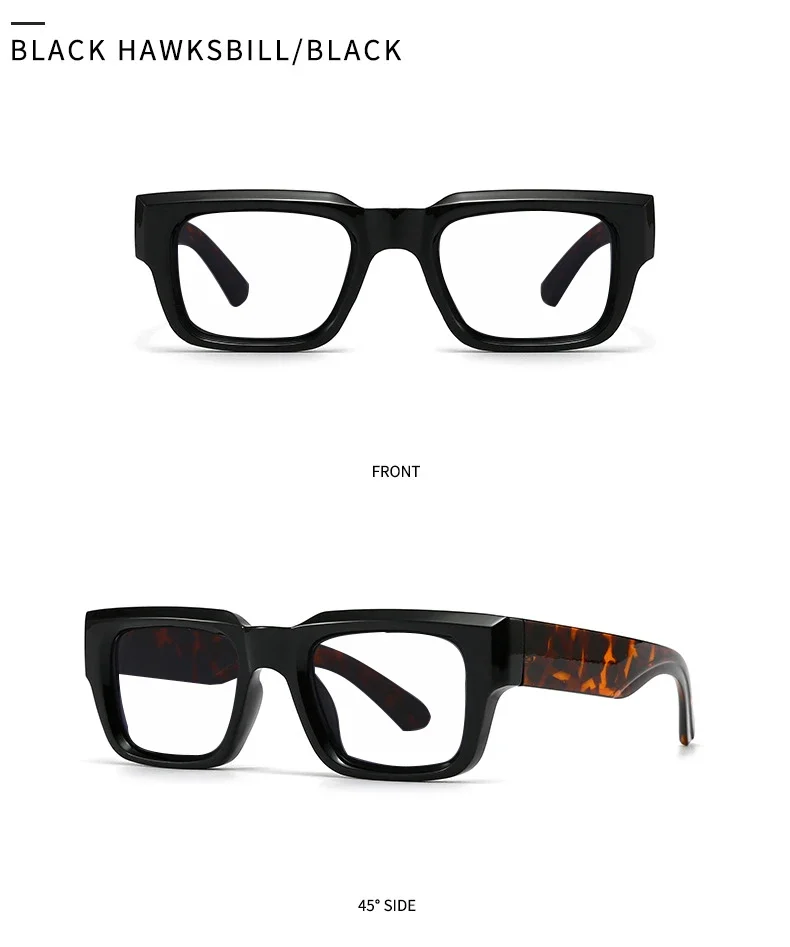Luxury Brand Design Women Reading Glasses Men Fashion Square Presbyopic Eyeglass Dioptric +1.00~+6.00 Customize Prescription