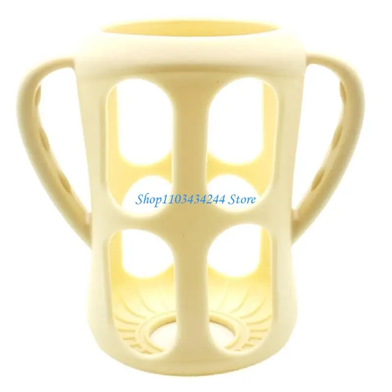 

Milk Bottle Handle Replaceable Feeding Bottle Hand Grip Sleeve Facilitates to Feeding 125/160/240ML