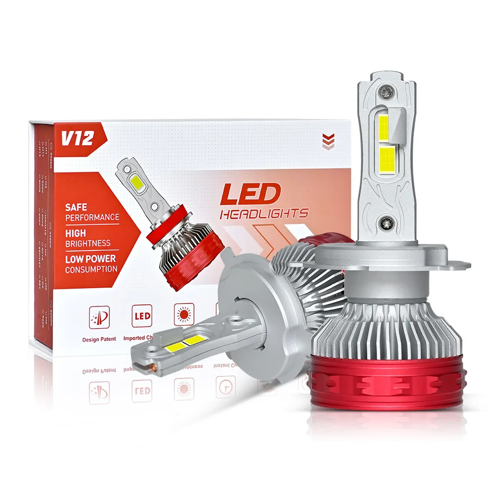 

150W Dual Copper Tube LED Headlight Bulb H4 H7 H11 Hi/Lo Beam Super Bright Universal Car Light Penetration Car Accessories