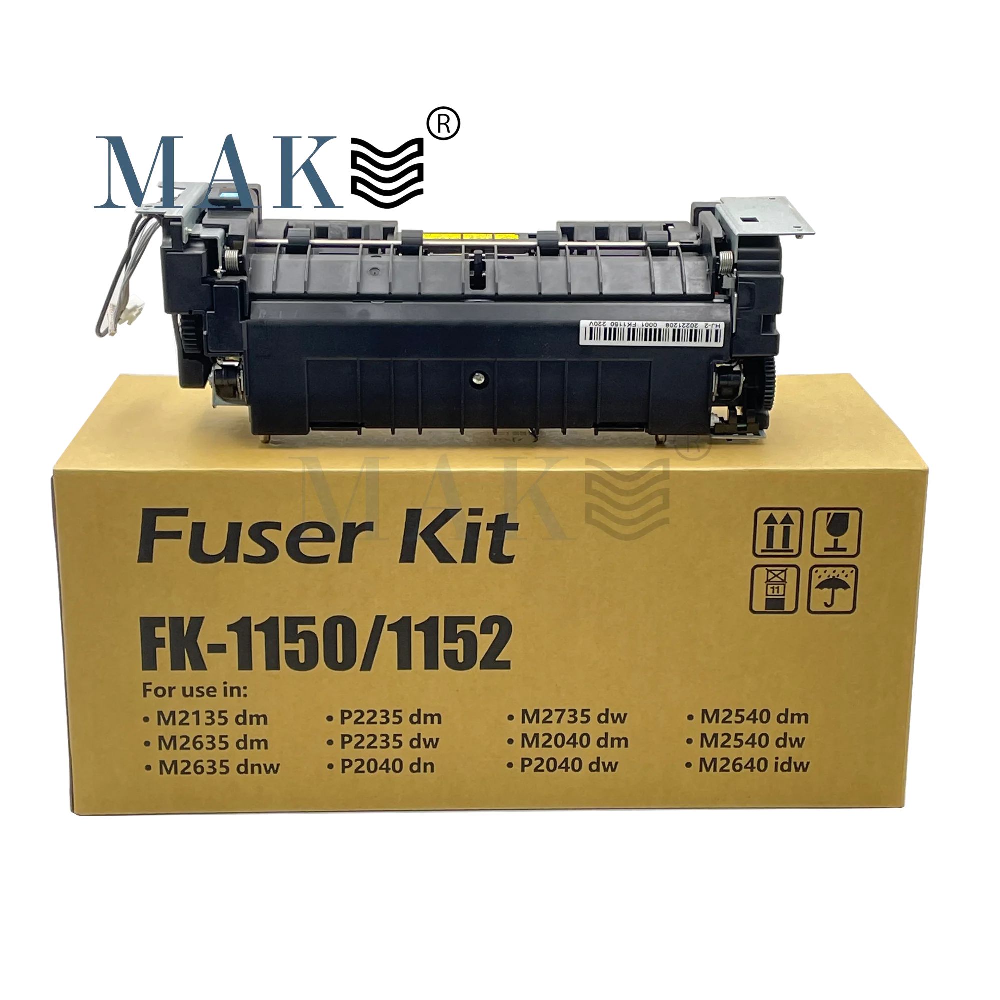 High Quality Fk1150 Fuser Kit for Kyocera 2040 P2235 M2735 P2040 M2040 M2540 M2640 M2135 M2635 copier part