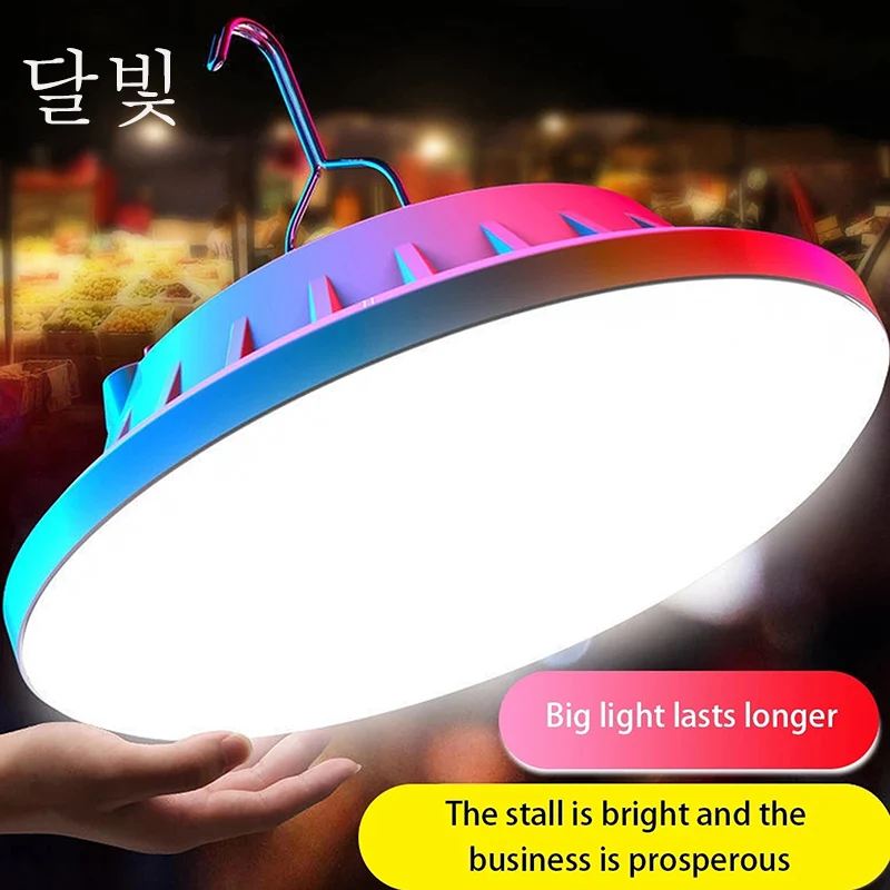 120 LEDs Portable Lanterns Solar Camping Light Remote Control Tent Lamp Rechargeable Bulbs Emergency Light For Outdoor Hiking