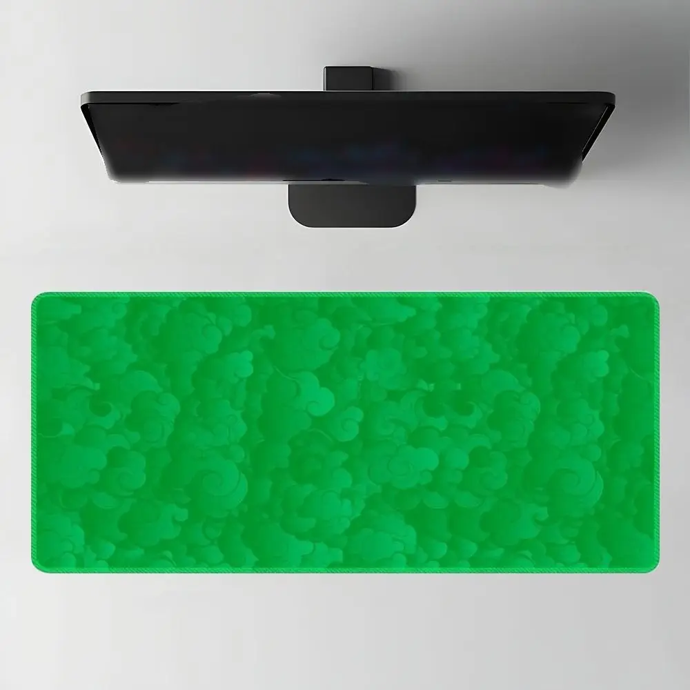 

Простой коврик для мыши с японским облаком 900*400 мм, креативный утолщенный коврик для клавиатуры 4 мм, резиновый коврик для игровой мыши большого размера, аксессуары для ПК