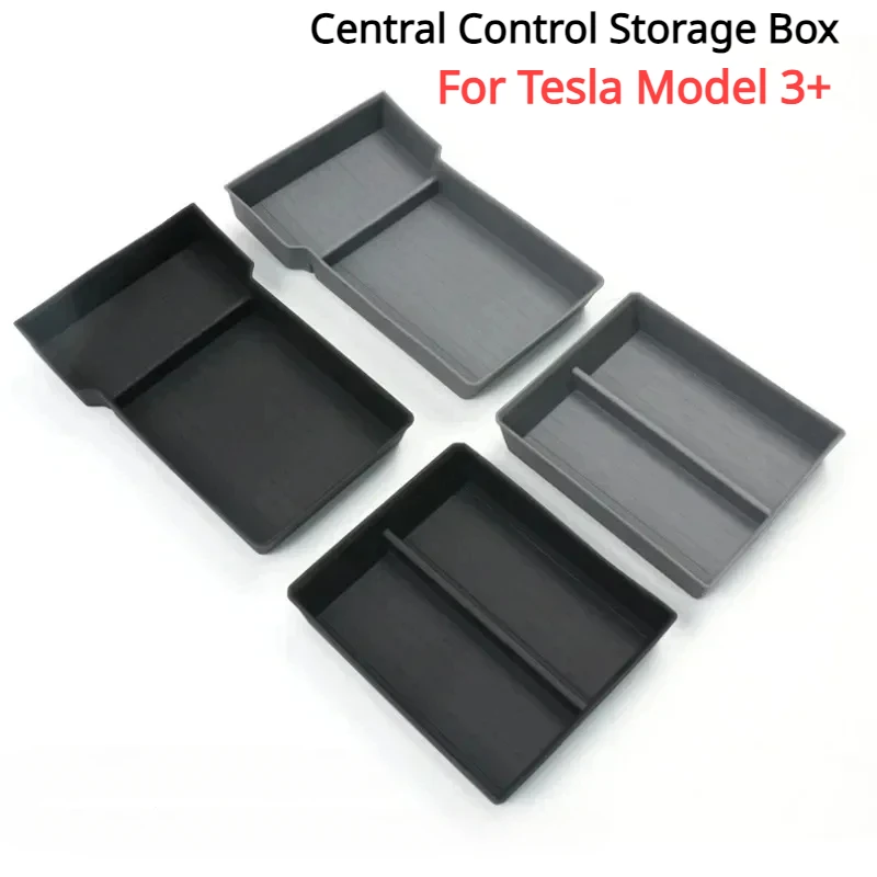 

Central Control Storage Box for Tesla Model 3+ Storage Armrest Box Updated Version for 2024 New Model3 Auto Interior Accessories