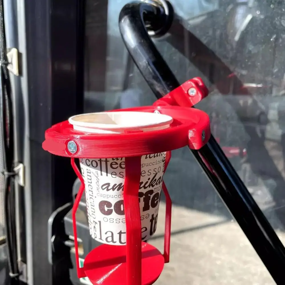 Picture 6: No Spill Gyroscopic Cup Holder Adjustable Clip Hanging 3D Motorcycle Drink Holder Self Leveling Multifunctional Cup Holder Clamp
