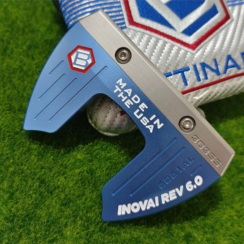 Bettinardi Golf Putter INOVAI REV6.0 Blue Putter CNC Soft Iron Forged Golf Clubs 33/34/35 Inch Steel Shaft With Head Cover