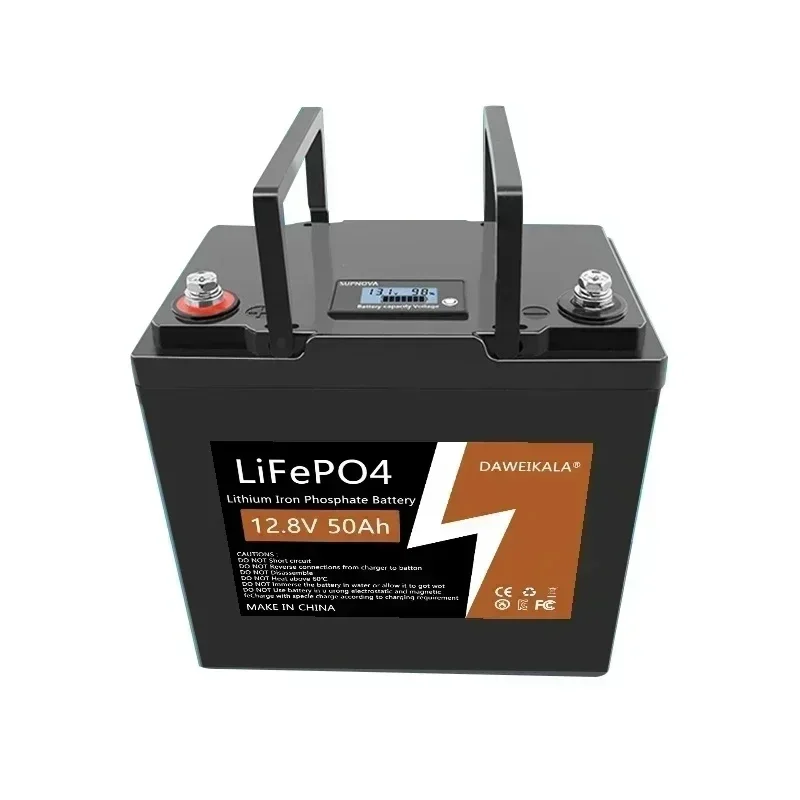 Daweikala 2024,12V LifePo4 Genuine Rechargeable Lithium Iron Phosphate Battery Pack 12V 50AH Built-In BMS For