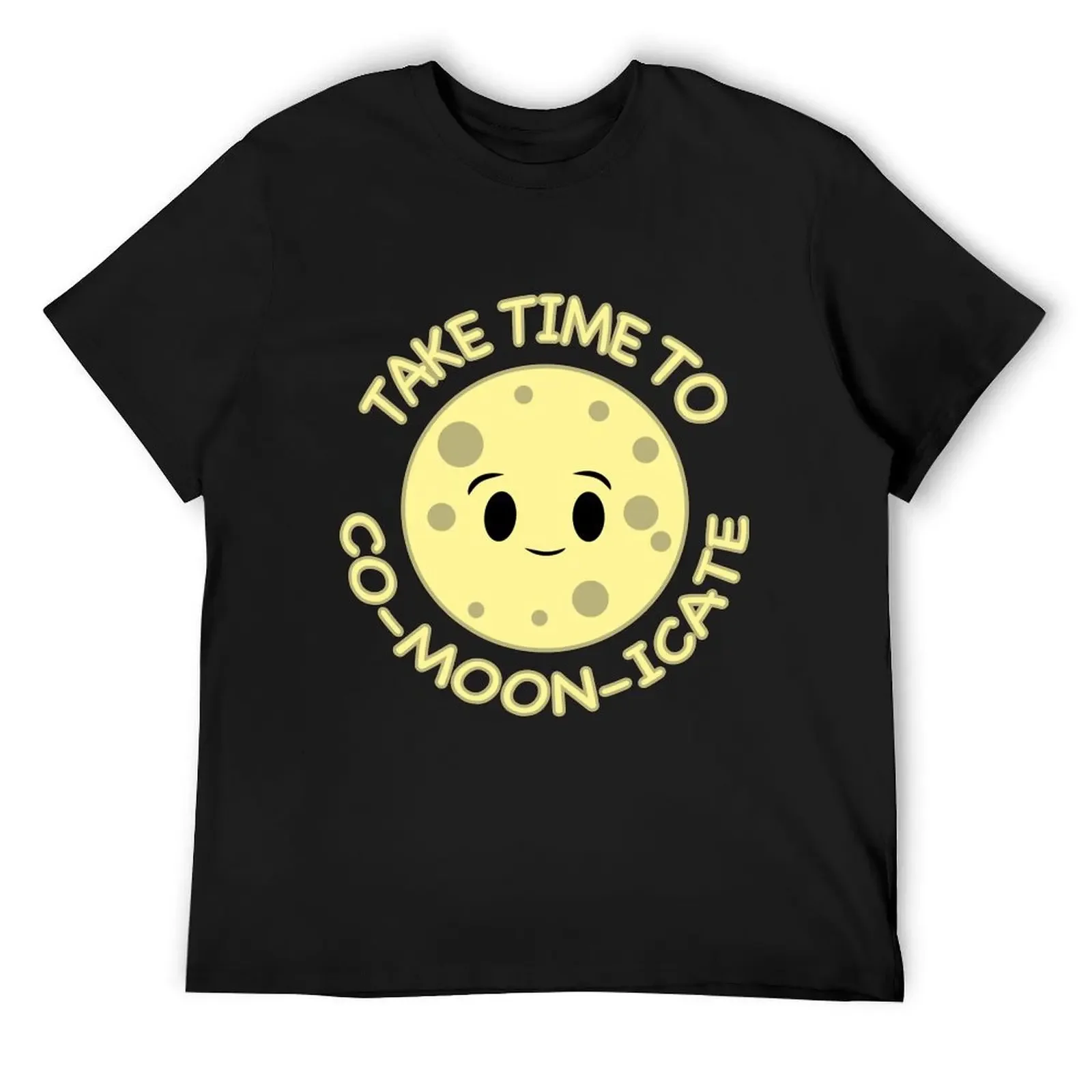 Take Time to Co-Moon-icate T-Shirt Aesthetic clothing summer clothes graphic tee shirt shirts graphic tee men