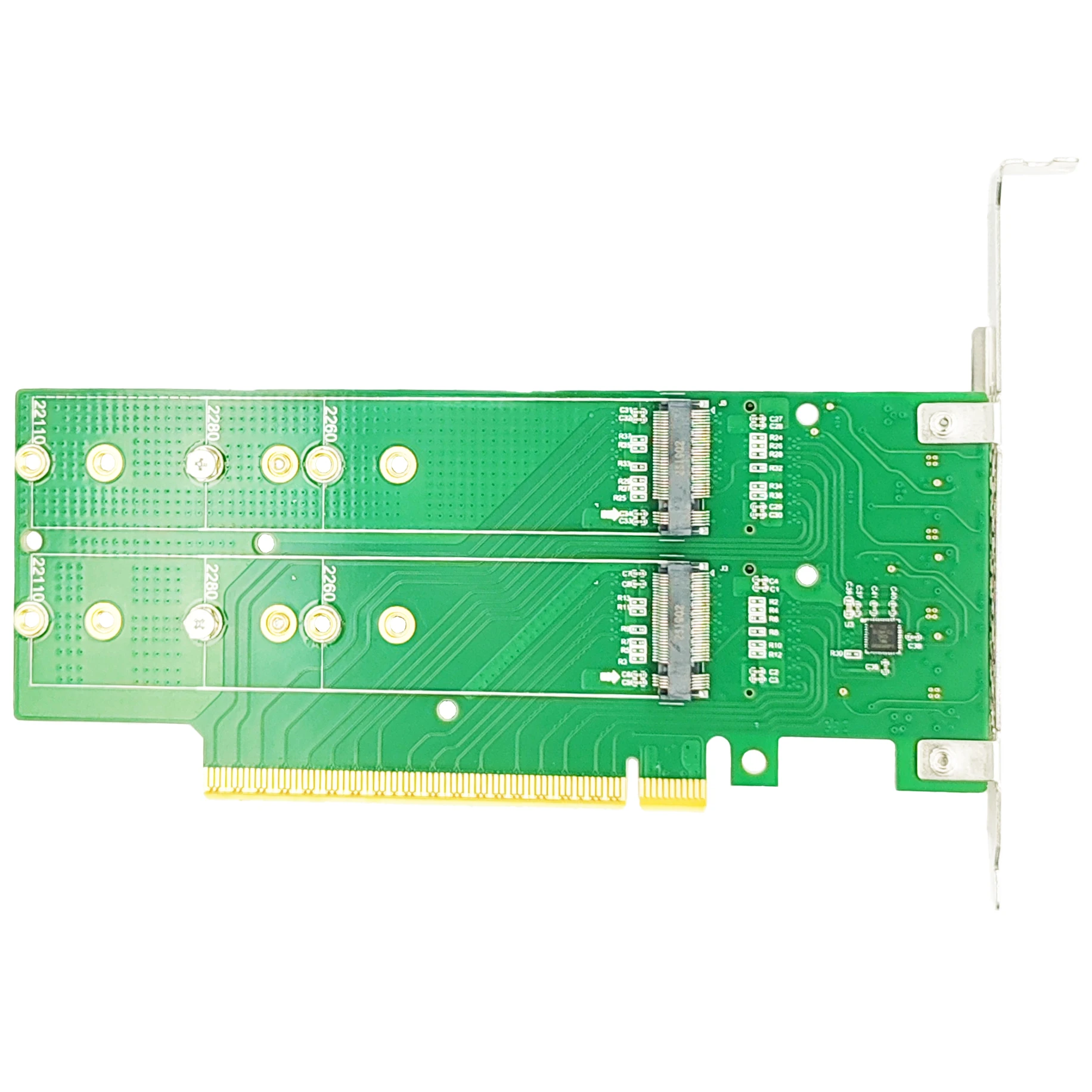 TopElec Shinreal PCIe 5.0 x16 to 4 ports M.2 NVMe G5 SSD Adapter -- XIC PE5162-4IL