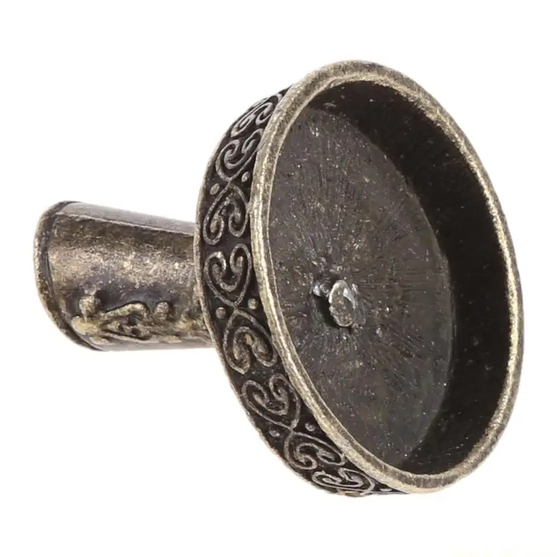 Retros Metal Round Dip Pen Holder Insertion Pens Organizers Accessory