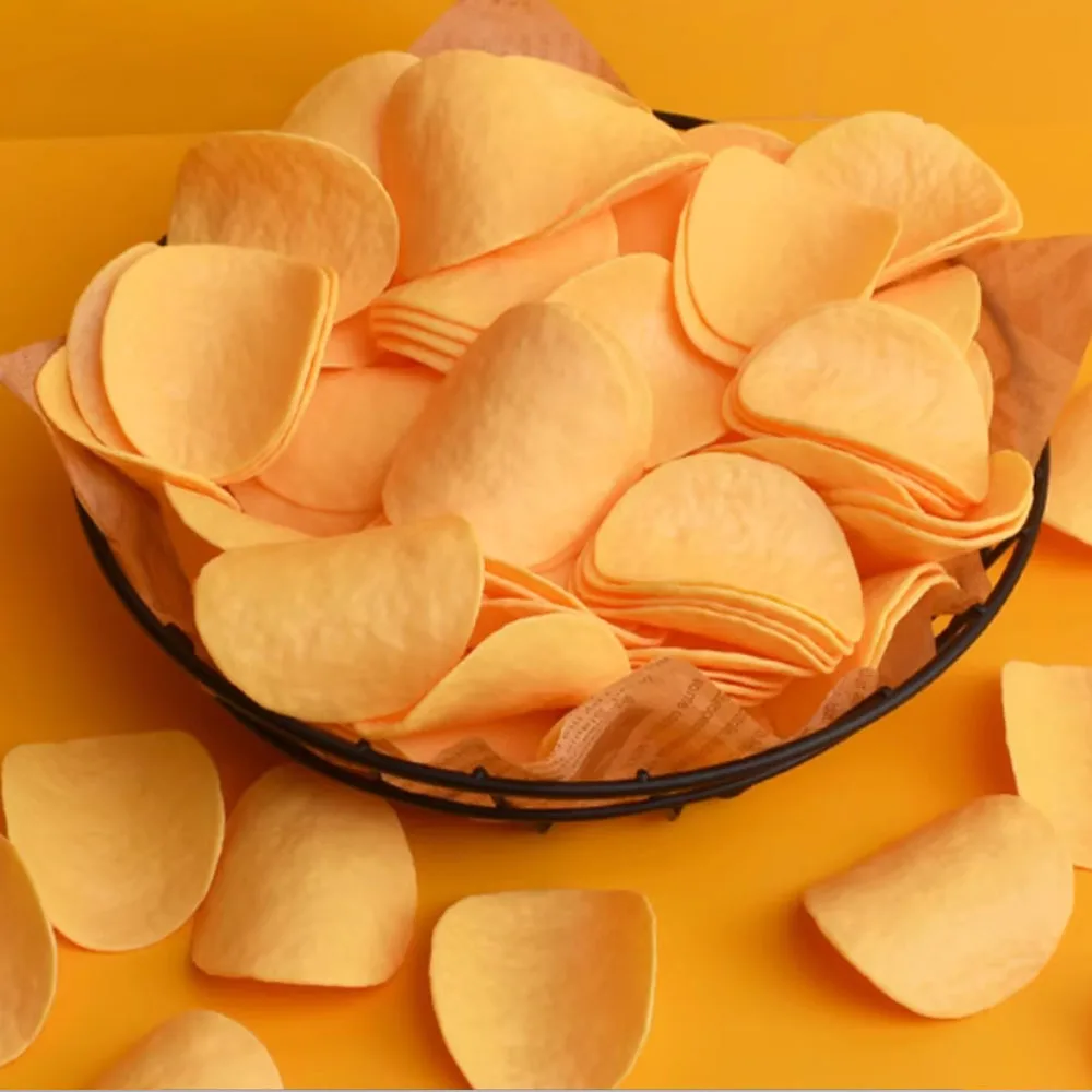 20 Pcs/Lot Fake Realistic Food Model Wedding Birthday Festive Party Supplies Table Decor Artificial Fake Simulation Potato Chips