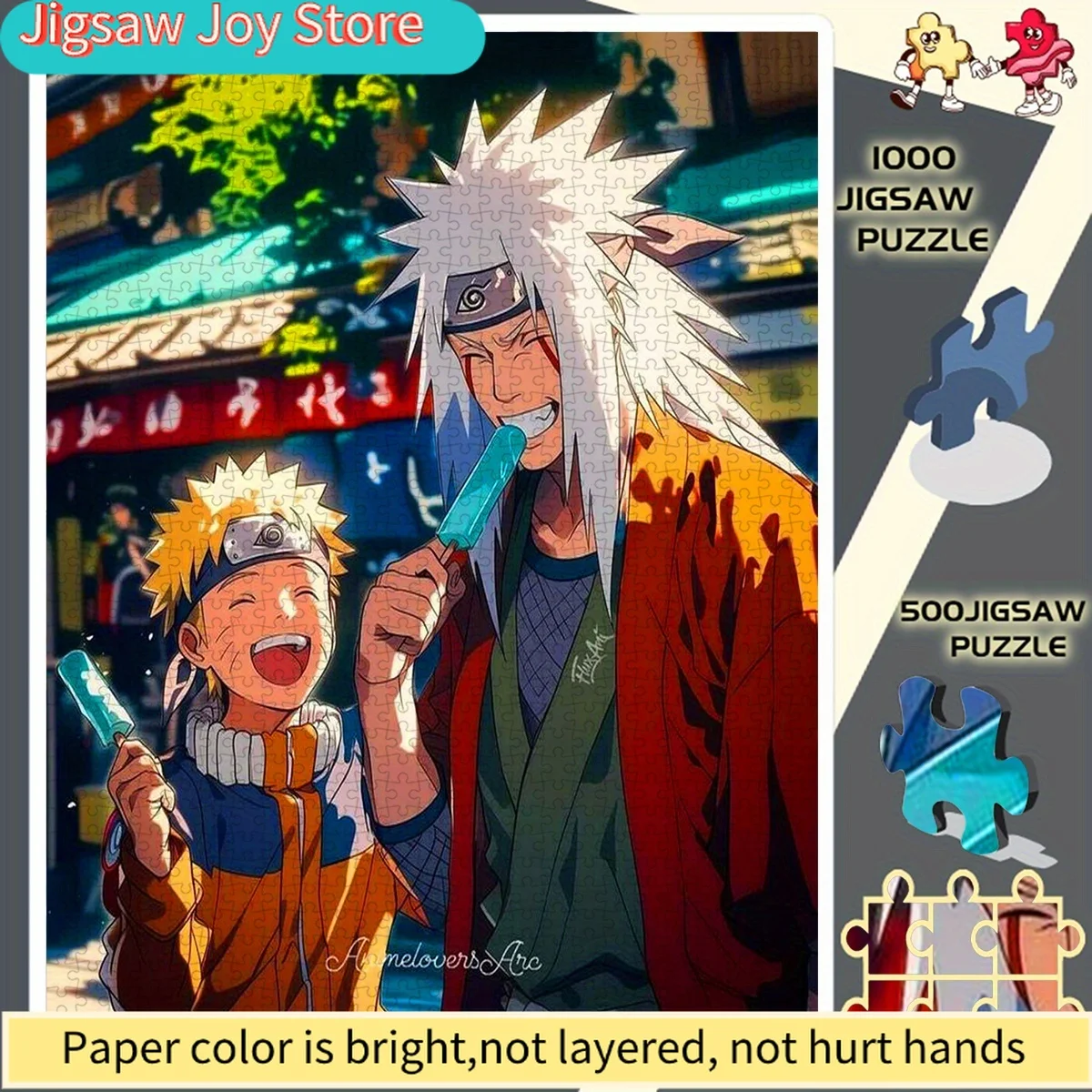 

Пазл бумажный без рамки «Наруто Саске ест мороженое» (500/2024 элемента) – идеальный выбор для любителей аниме. Развивающая игра.