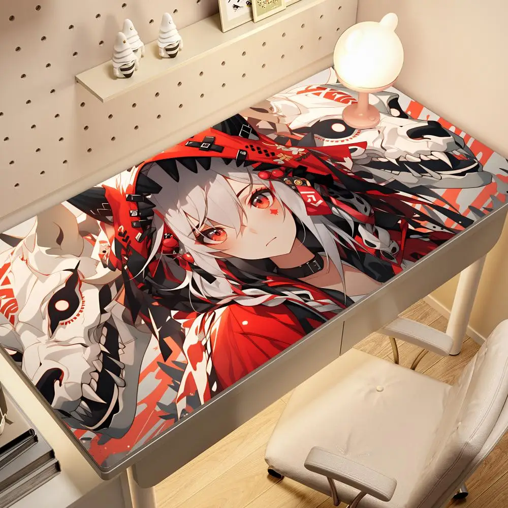 

HYBXAXC Cyberpunk Style Anime Character Mouse Pad, Big Keyboard Desk Pad for Computer, Extended Gaming Mouse Mat for PC & Laptop
