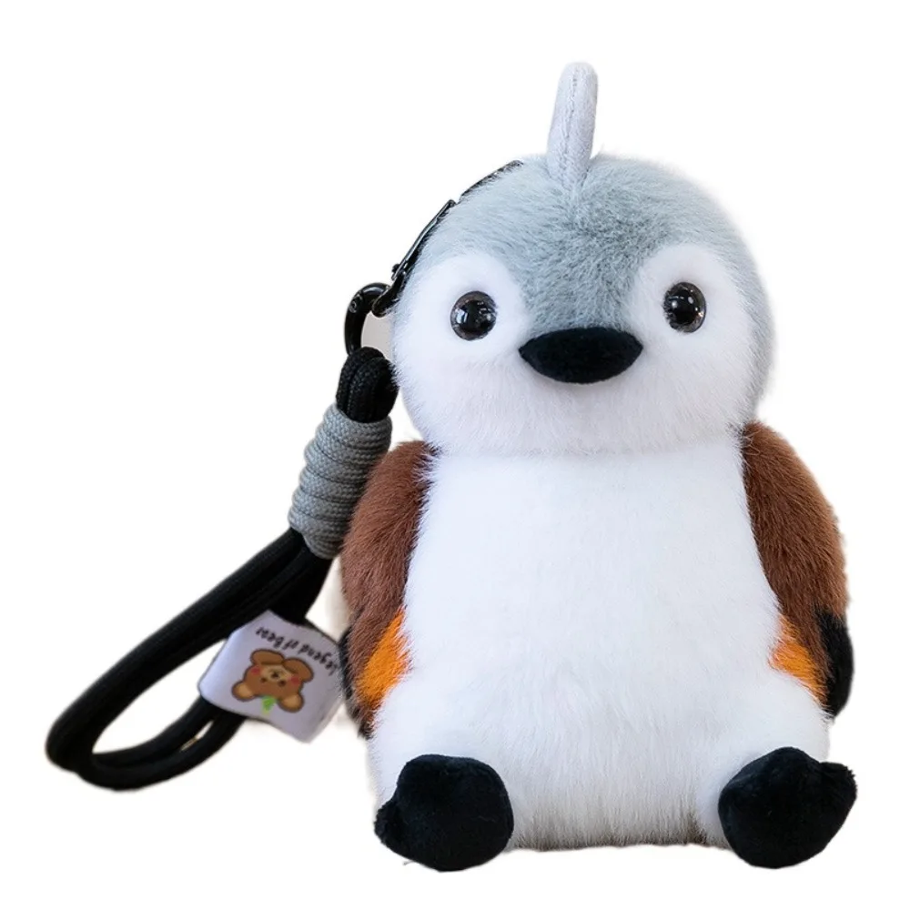 

Cute Animal Bird Plush Keychain Realistic Simulation Bird Doll Pendant Kawaii Colorful Furry Birds Keyrings Birthday Gift
