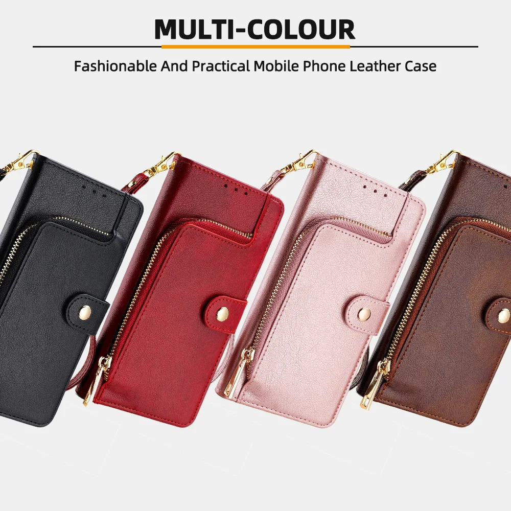

Leather Phone Case for Samsung A57 A37 A17 A07 Wallet Case A26 A56 A36 A16 A06 A15 Flip Cover Card slots Shell Phone Accessories