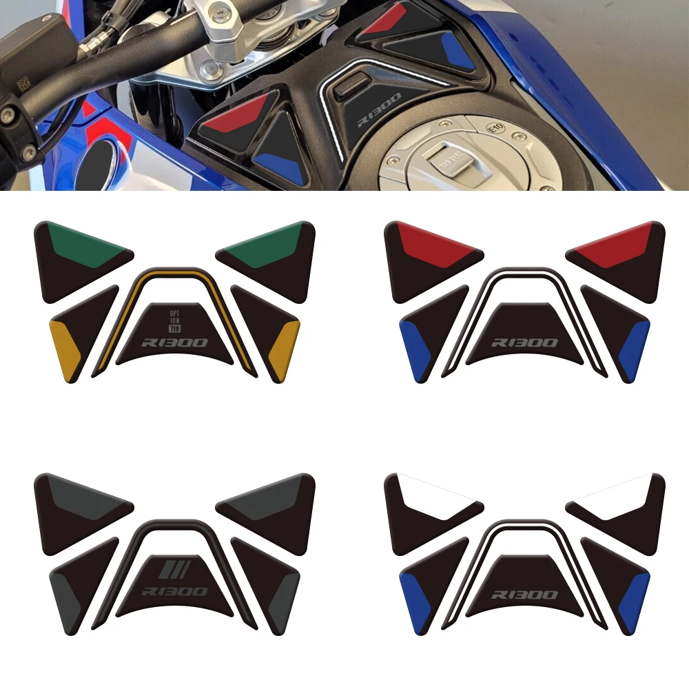 

For BMW R1300GS R 1300 GS 2023 2024 Motorcycle 3D Gel Glove Compartment Protector Kit Sticker Objects Area Key Decal