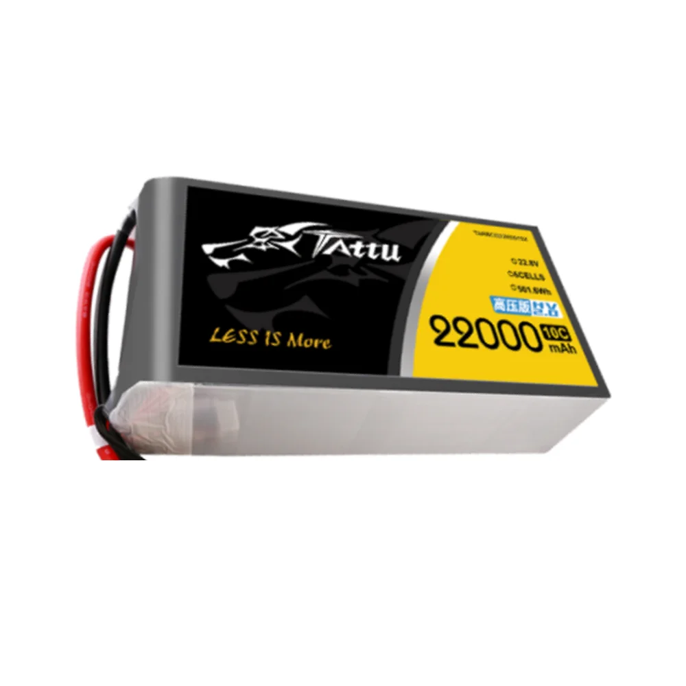 

Tattu HV 22000 мАч 10C 22,8 В 6S Аккумулятор для геодезического и охранного дрона