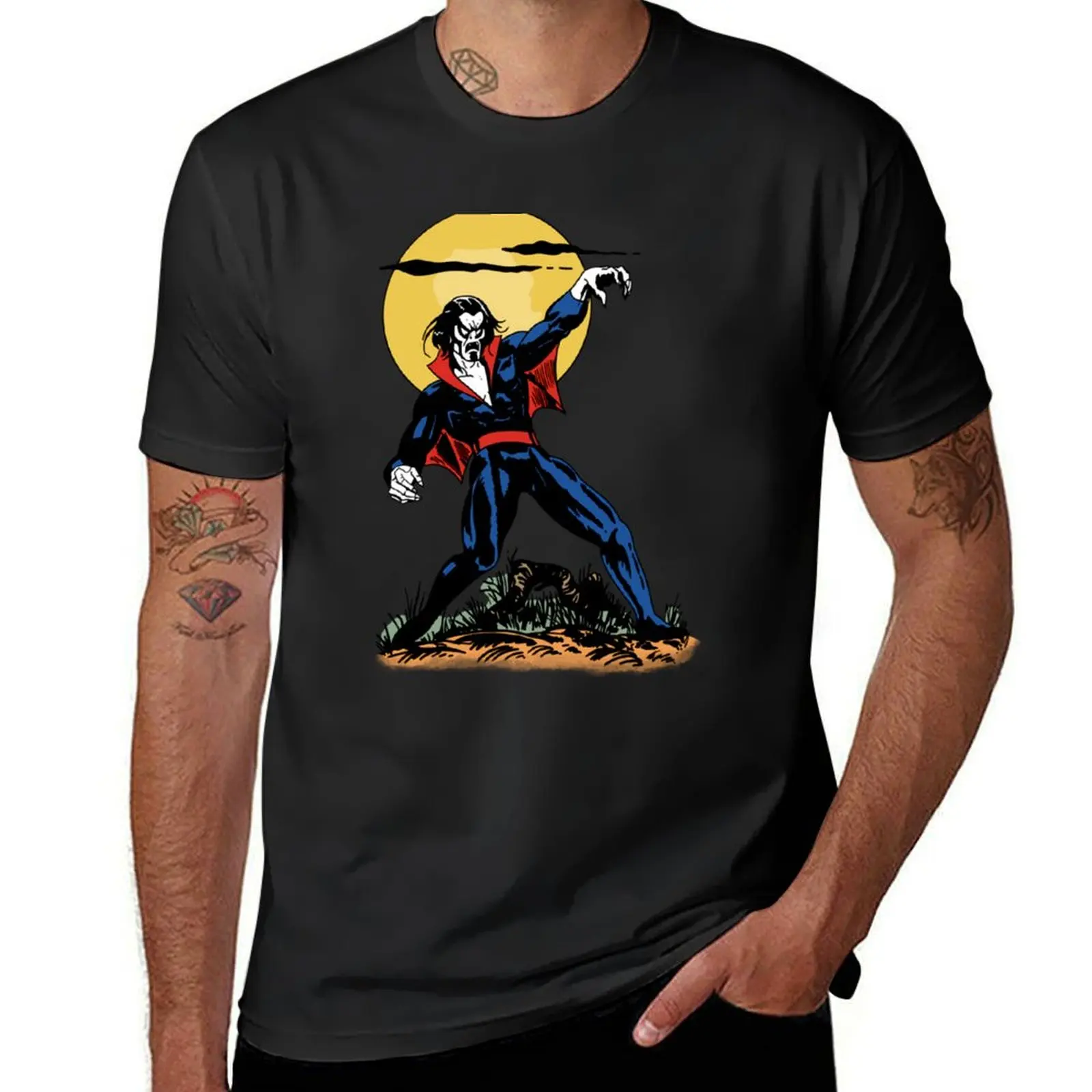 

Perfect Gifts For Men And Women The Living Vampire! (background) T-Shirt man t shirt custom t-shirts mens workout shirts