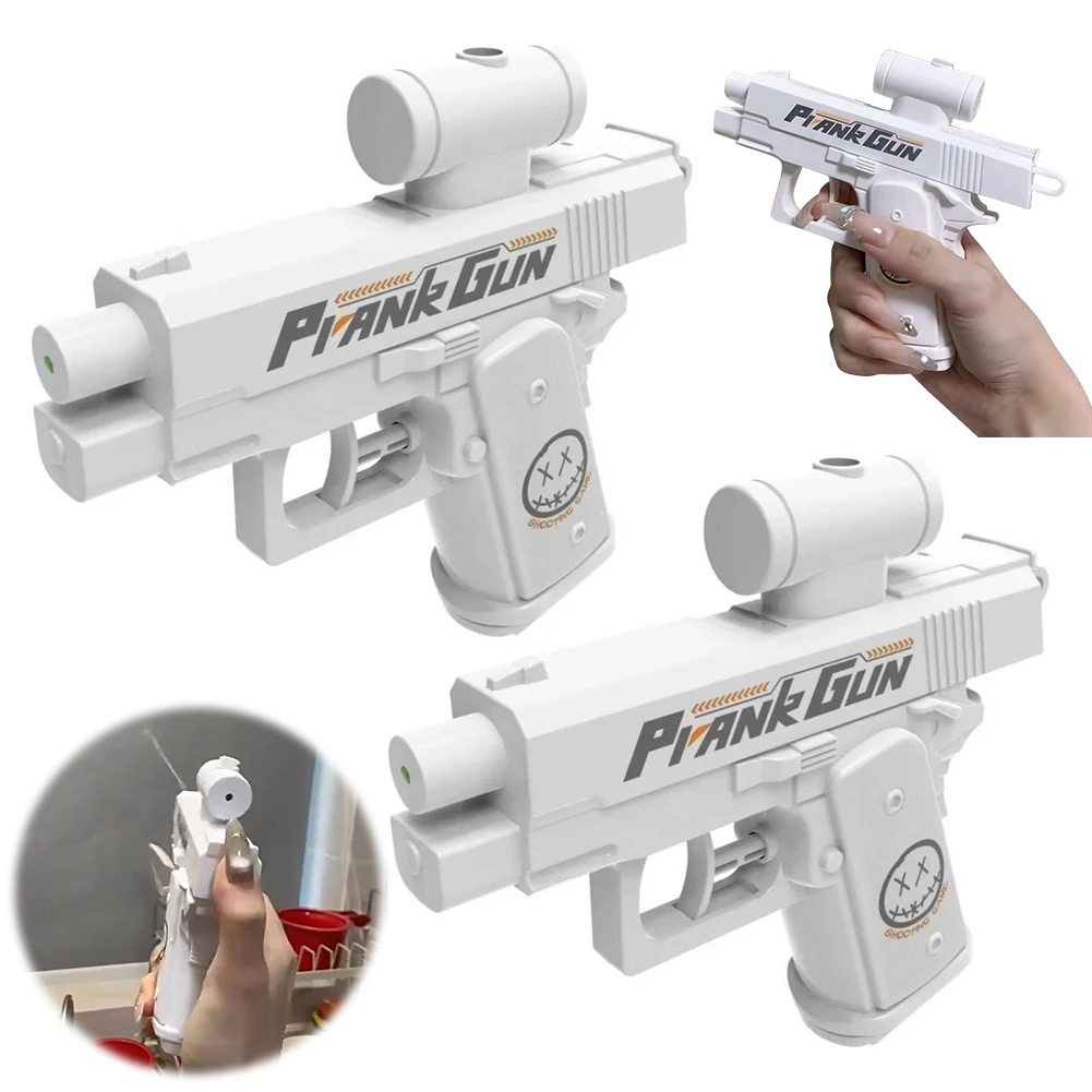 양방향 스프레이 물총 장난감 휴대용 수동 물총 장난 여름 야외 해변 수영장 물 권총 장난감 어린이를위한