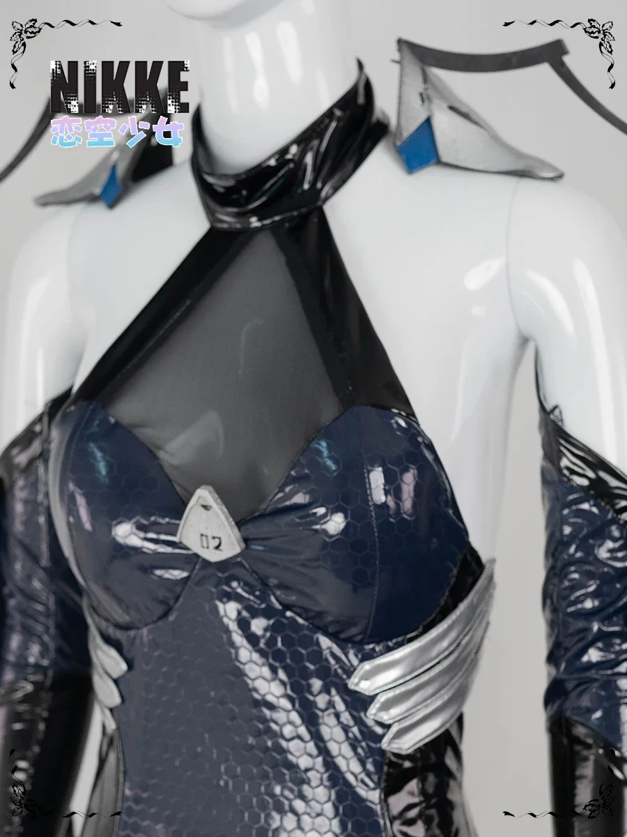 2025 Anime NIKKE：The Goddess of Victory Little Mermaid Leather Combat Jumpsuit Cosplay Costum Halloween Costume