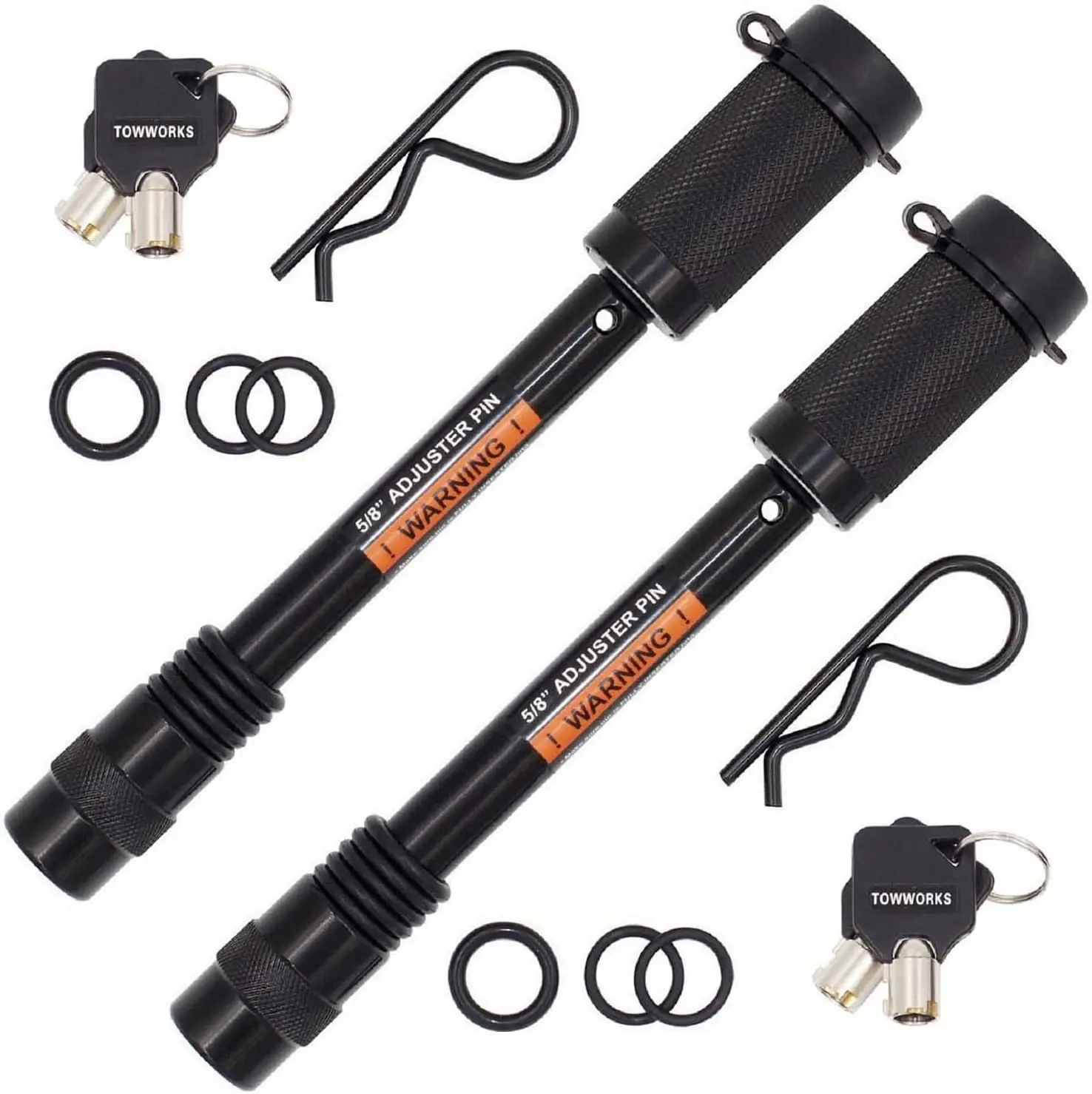 

79832 Keyed Alike Trailer Hitch Lock, 5/8' to 4-1/2' Span, 2-Pack