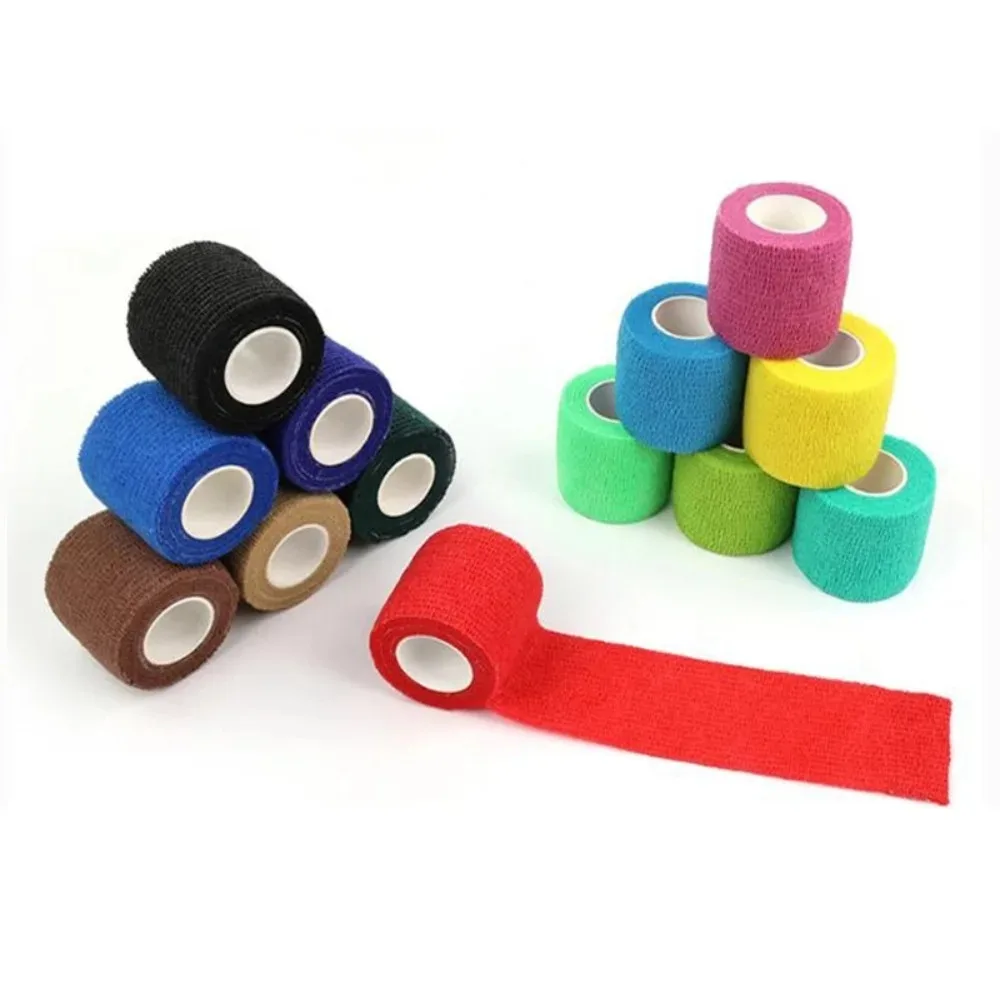 New Premium Elastic Bandage Self Adhesive Elastic Tape Sports Protect Wrist Palm Finger Arm Shoulder Knee Ankle Pets Leg Tattoo