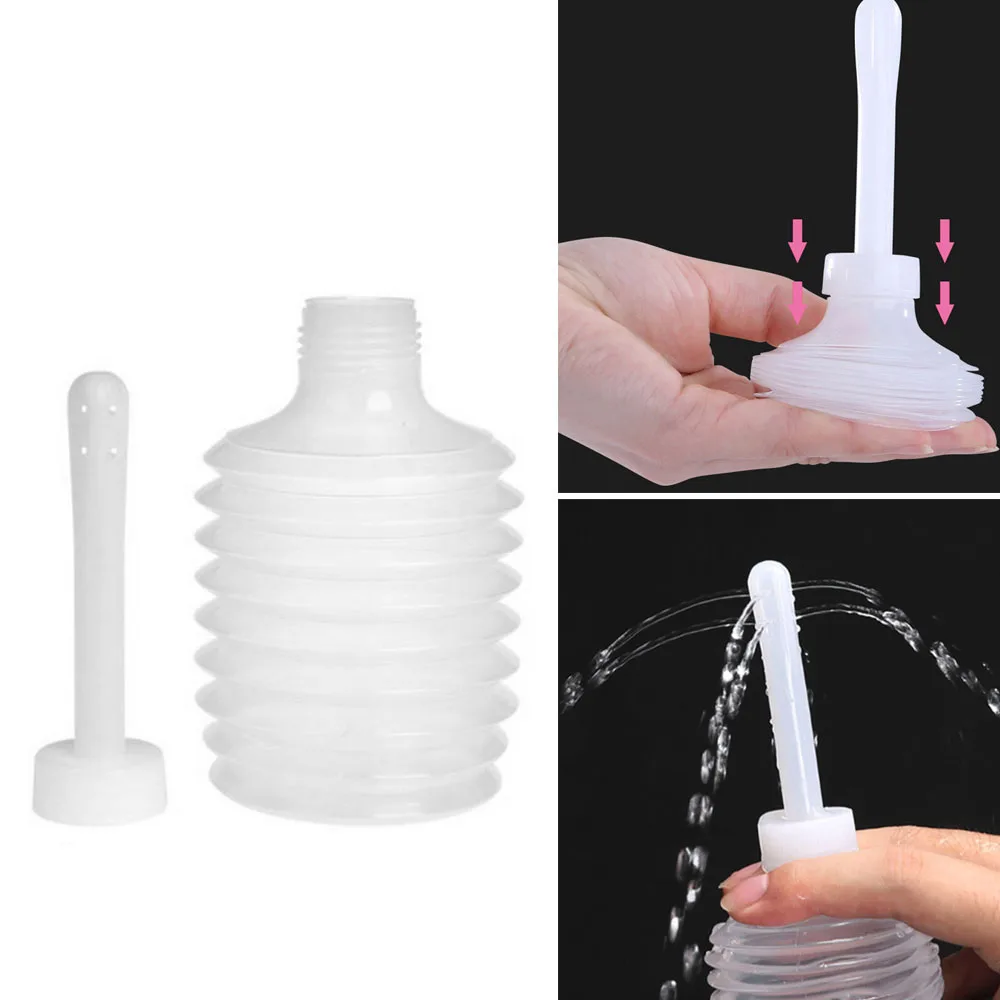 Anal Douche Bulb Vaginal Colonic Enema Irrigation Rectal Cleaner Tool Unisex