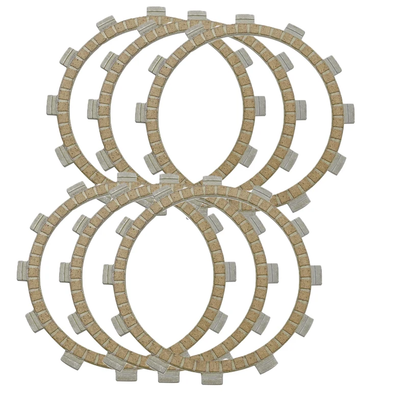 7 قطعة دراجة نارية قابض احتكاكي لوحات القرص لياماها XT350 YFM350 YFM350F ولفيرين YFP350 YFZ350 Banshee YFM400 #4