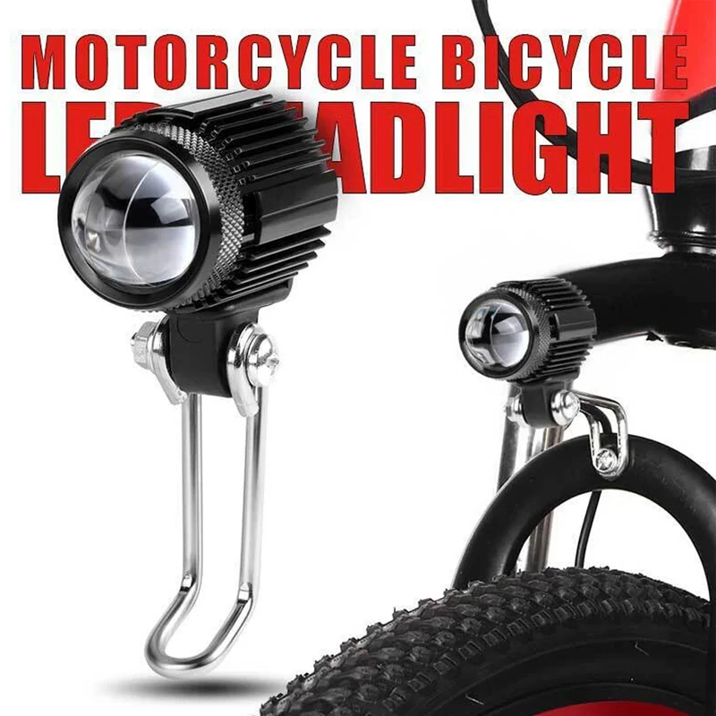 

Scooter Horn Headlight led Durable Waterproof Motorcycle Electric Bike Front Light Lamp Electric Scooters Accessories lights