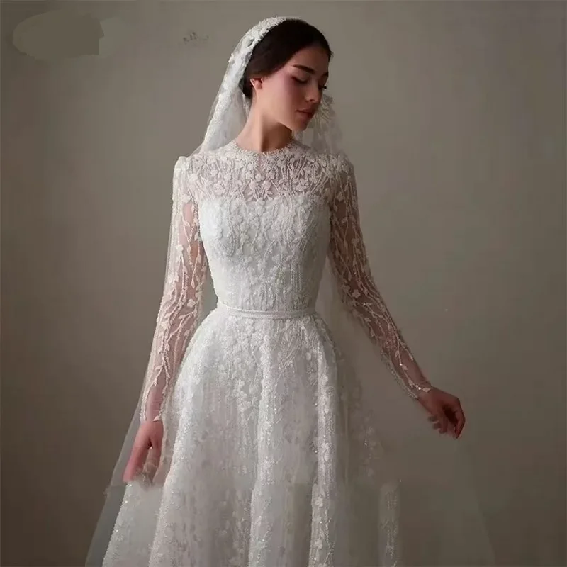 Robe De mariée personnalisée en perles