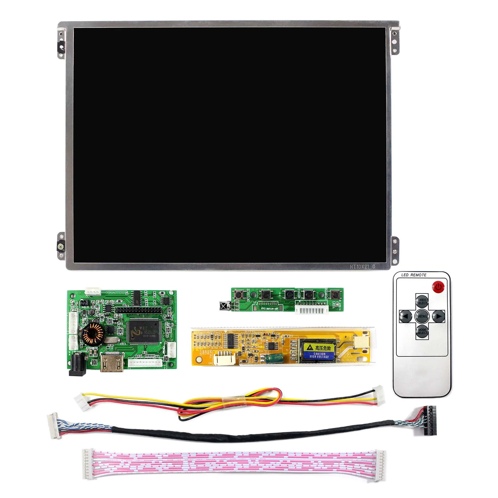 HDM I Audio LCD Board ، شاشة IPS ، "، HT10X21 ، 47 ، 1024X768
