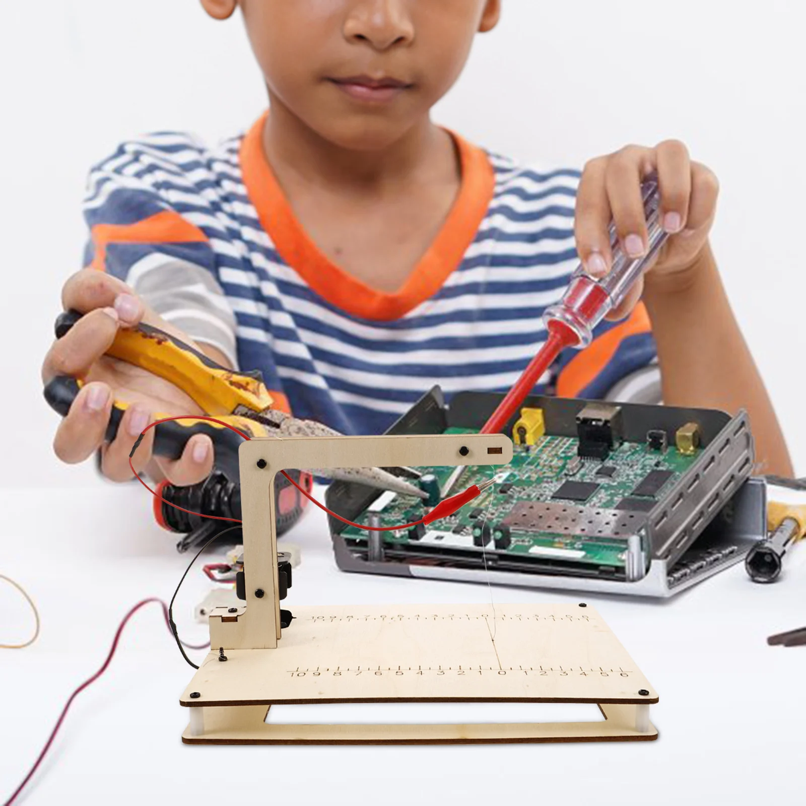 

Foam Cutter Tool Foam Cutting Device With Scale Precision Portable For Diy Scientific Educational Kit Wooden Tools