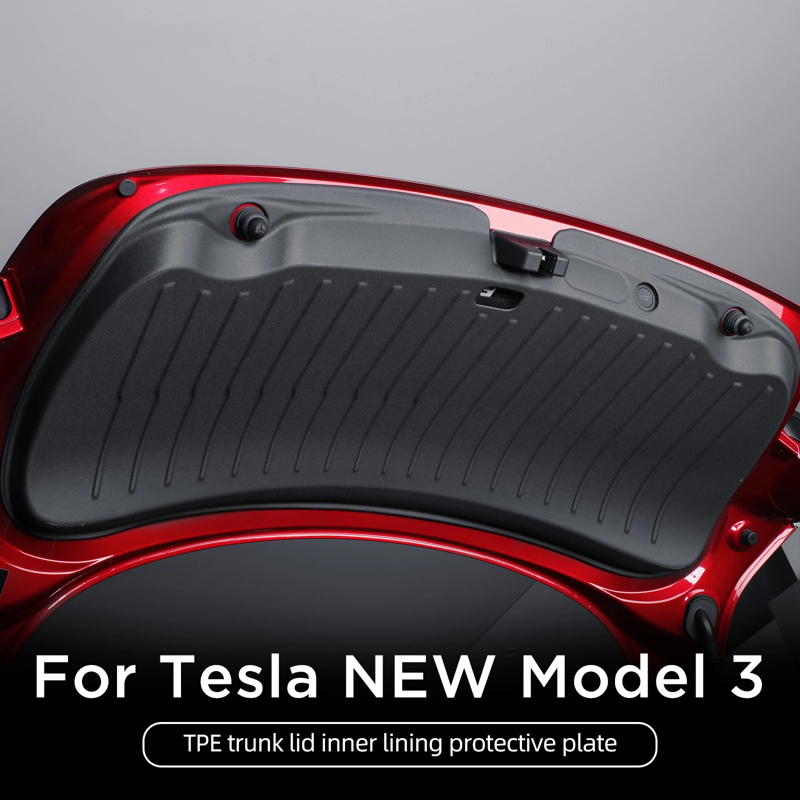 For Tesla Model 3 Highland Car Trunk Tailgate Protection Pad Trunk TPE Anti-dirty Protective Pad Model3 2024 Accessories 1pc