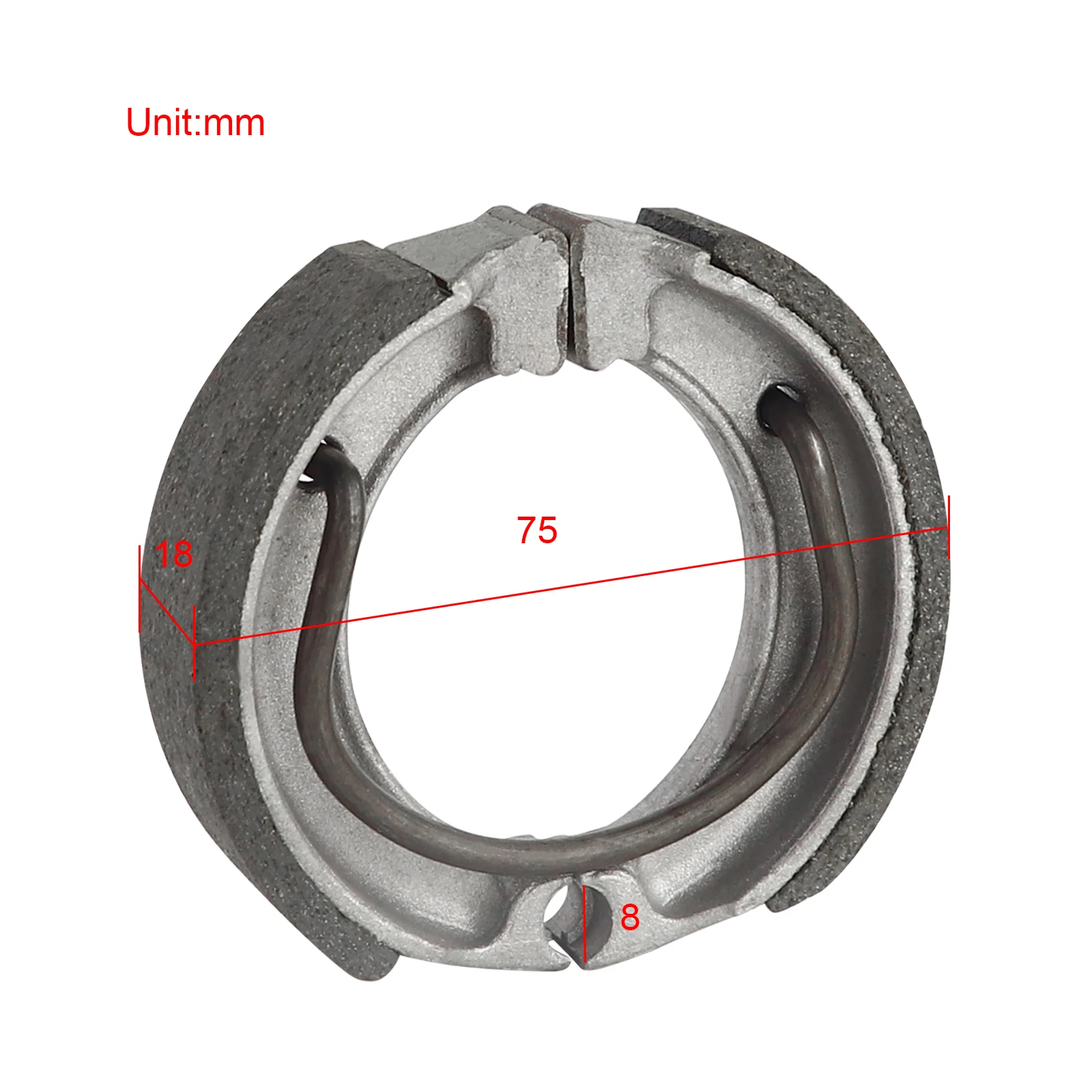 Front Rear Brake Shoe Pads 3PT-W253A-10-00 for Honda PW50 PW 50 QT50 MJ50 Y-Zinger Mini Dirt Bike