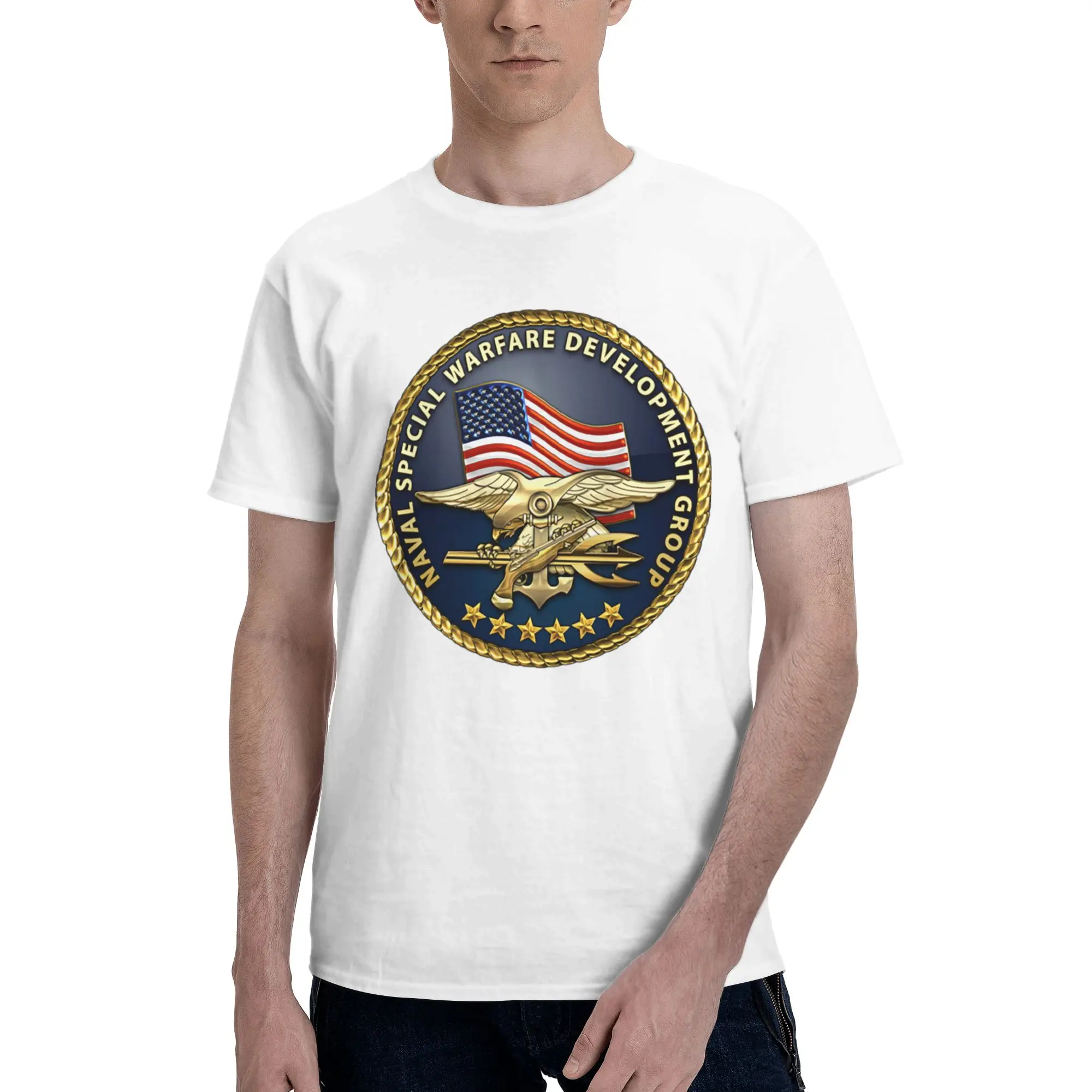 Navy Seal Team 2020 Slim ed Campus Style Reversible T-shirt Fresh Youthful Feeling Women's T-shirts