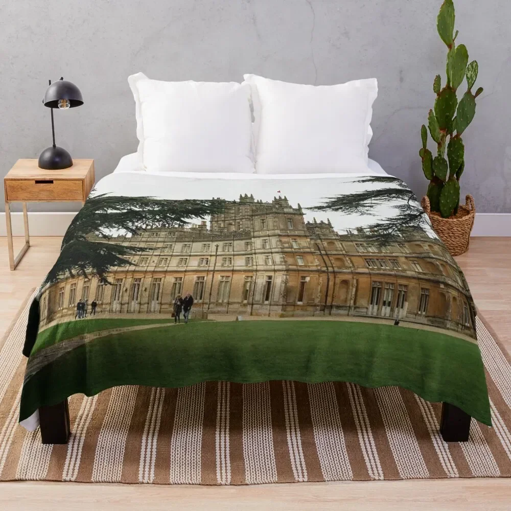 Highclere Castle / Downton Abbey Throw Blanket Hairy valentine gift ideas Blankets