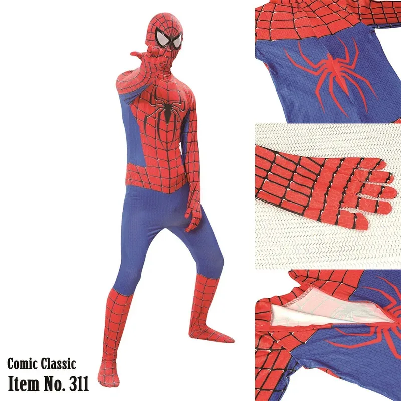 MARVEL Spider-man Costumes Tom Holland Spiderman Cosplay Bodysuits For Kids Adults Party Clothes Birthday Gift Fans Collection