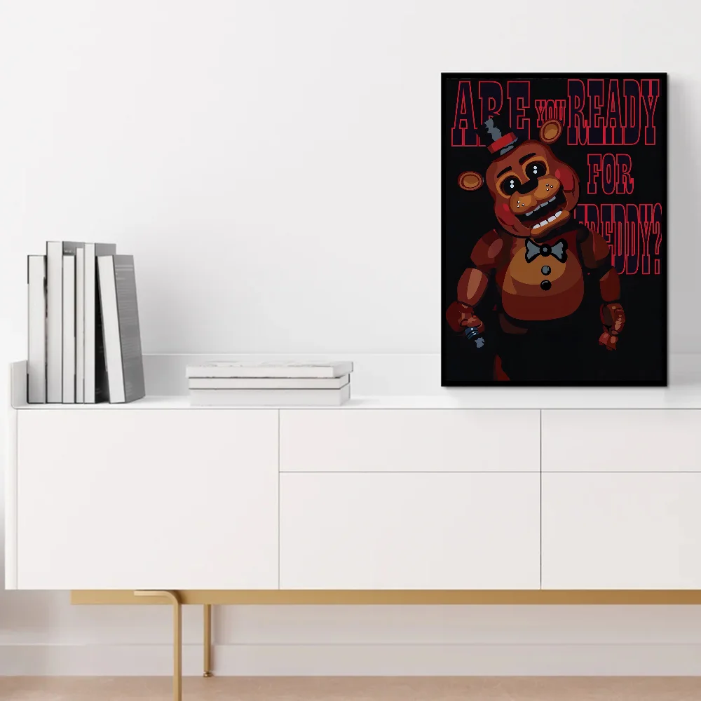 Popularity Poster FNAF Five-nights-At-Freddys Classic Vintage Posters Vintage Room Home Bar Cafe Decor Nordic Home Decor